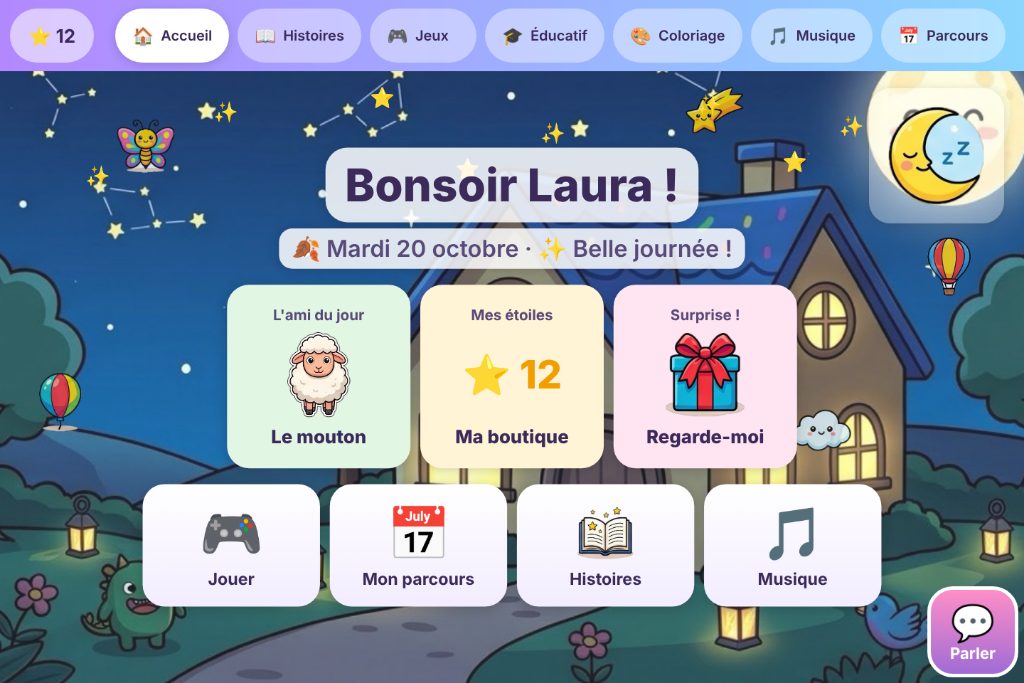 L'accueil le soir