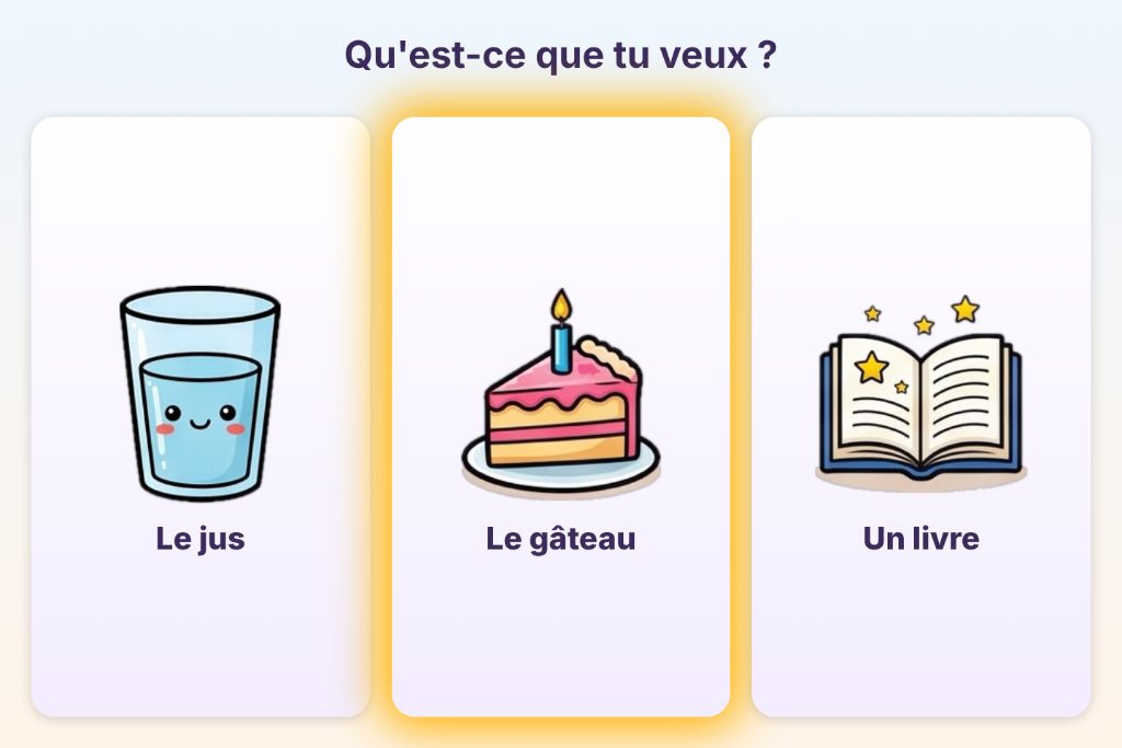 Je choisis